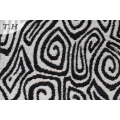 Black Geometric Good Quality Sofa Tapestry Fabric (fth31935)